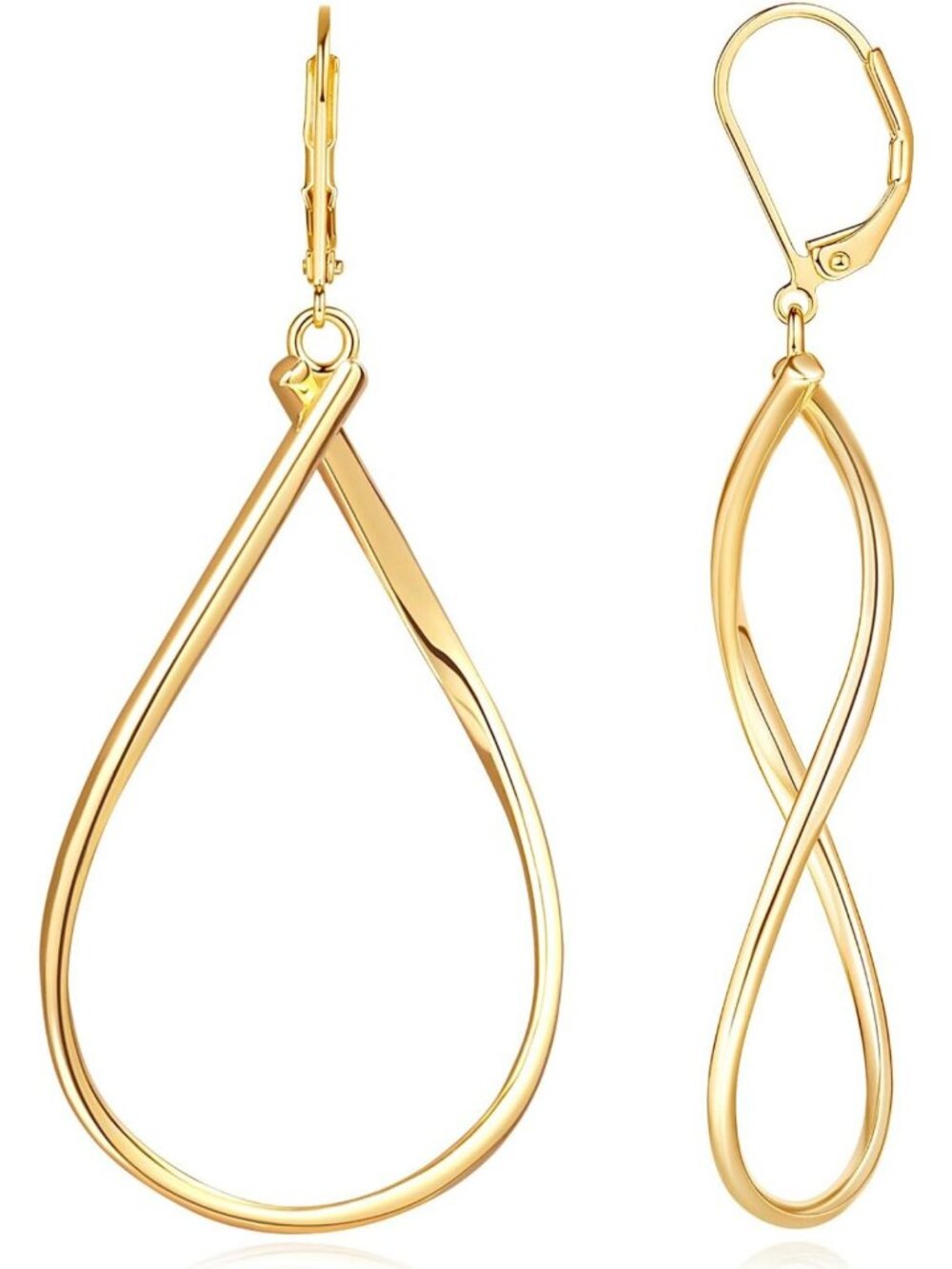 Elegant 14K Gold Hoop Earrings for Women | Stylish & Versatile Jewelry Accessory